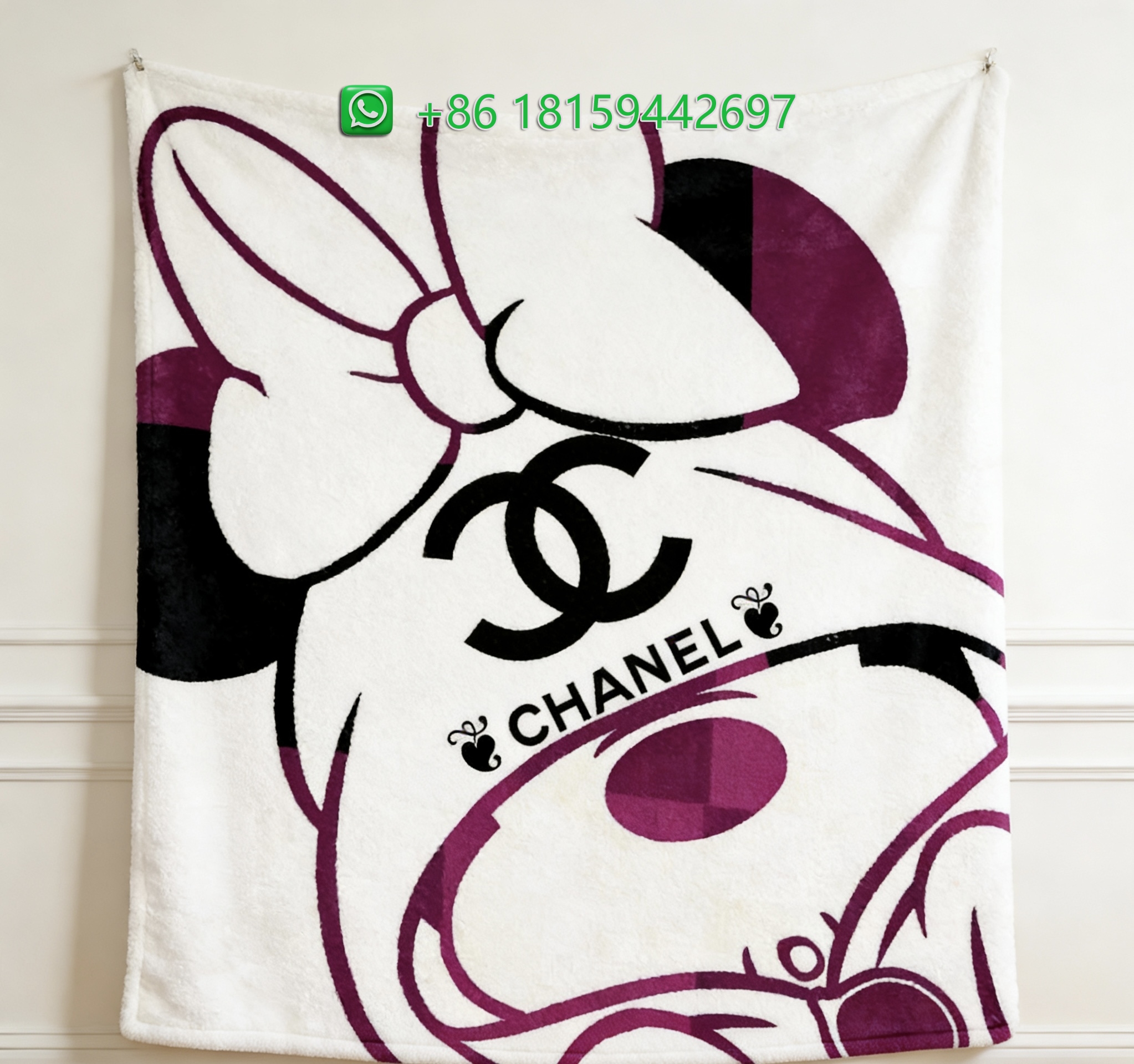 Chanel Throw Blankets